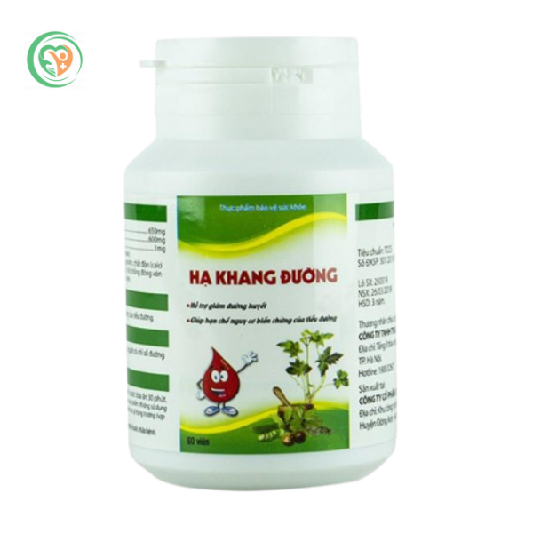 Hạ Khang Đường hỗ trợ giảm đường huyết, hỗ trợ giúp hạn chế nguy cơ biến chứng của tiểu đường 